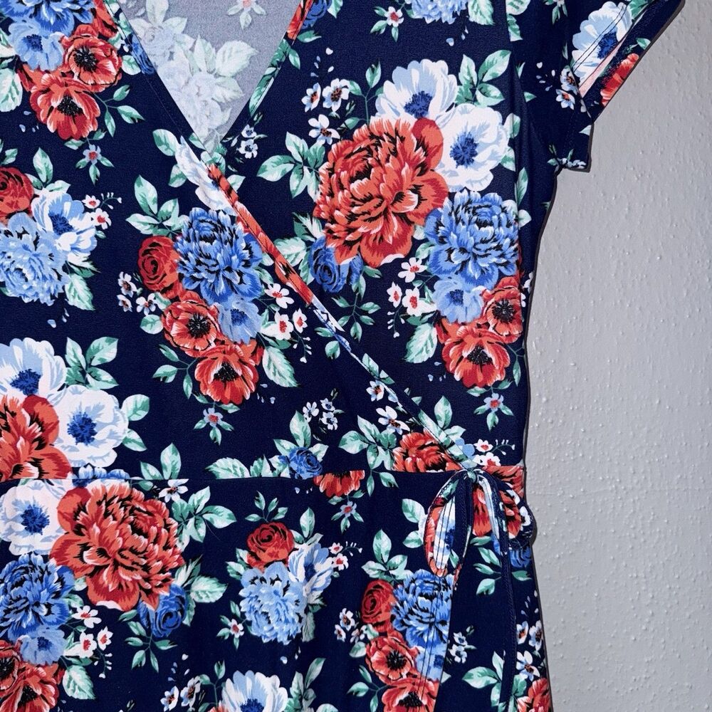 Bobbie Brooks Ladies Dress Floral Short Sleeve Women's Small Romantic Casual - Picture 3 of 8